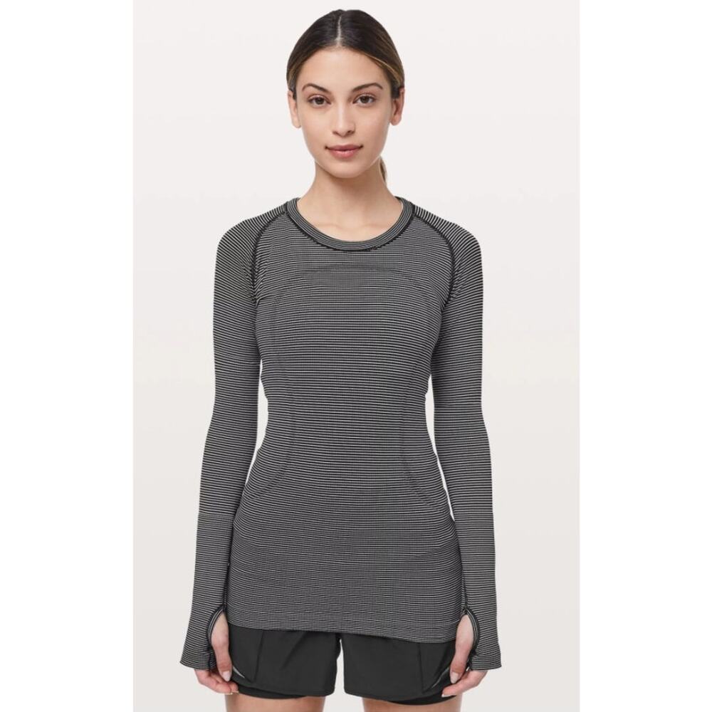 Lululemon Swiftly Tech Long Sleeve 2.0 Race Length Elixir Grey S/M